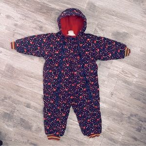 Hanna Andersson Size 95 | 3T - 4T Girls Toddler Insulated Snowsuit Flora…